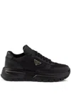 Prada Prax 01 Re-nylon And Leather Sneakers In Black