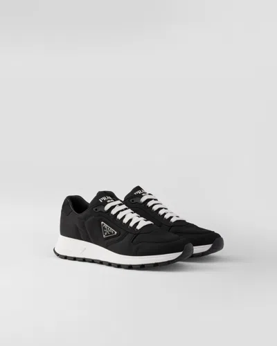 Prada Prax 01 Re-nylon Sneakers In Black