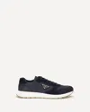 Prada Logo-print Low-top Sneakers In Blue