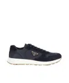 Prada Logo-print Low-top Sneakers In Blue
