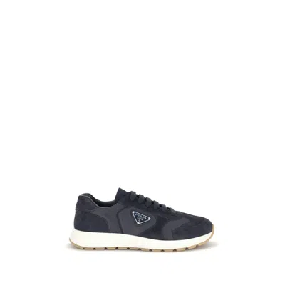 Prada Black Recycled Polyamide Athletic Sneakers