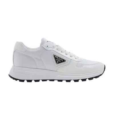 Pre-owned Prada Prax 01 Re-nylon 'white Black'