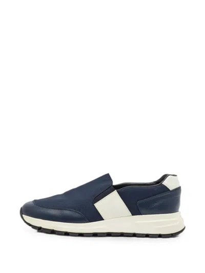 Pre-owned Prada Prax 01 Slip-on Sneakers In Blue