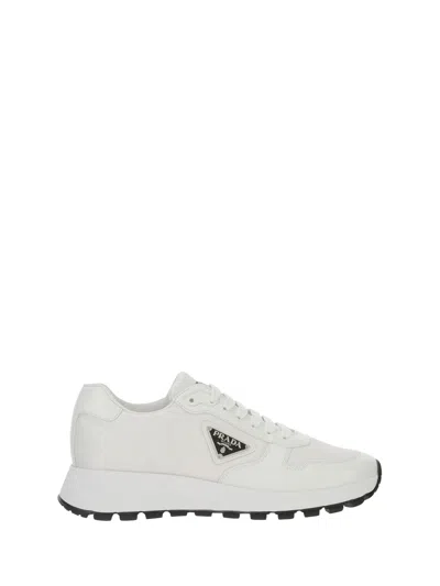 Prada Prax 01 Sneakers In Bianco+nero