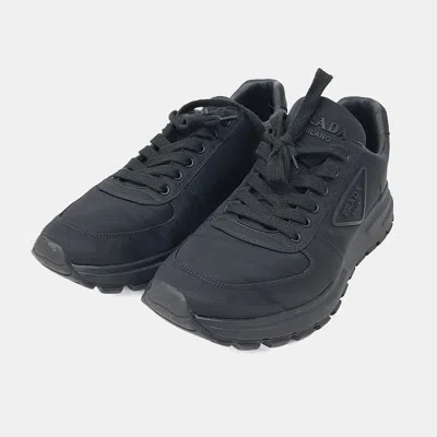 Pre-owned Prada Prax 01 Sneakers In Black