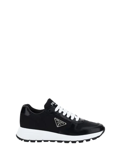 Prada Prax 01 Re-nylon Sneakers In Black