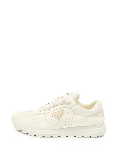 Pre-owned Prada Prax 01 Sneakers In Neutral