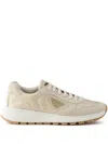 Prada Prax 01 Sneakers In Re-nylon And Suede Leather In Nude