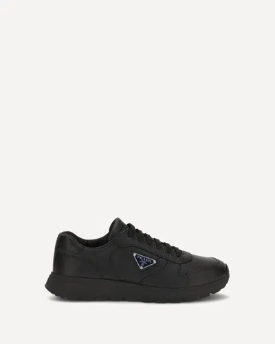Prada Prax 2.0 Fabric And Mesh Sneakers In Black