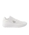 Prada Women's Prax 2.0 Fabric Low-top Sneakers In White