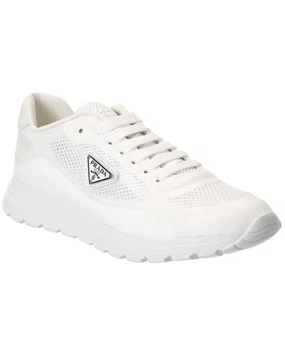 Prada Prax 2.0 Mesh Sneaker In White