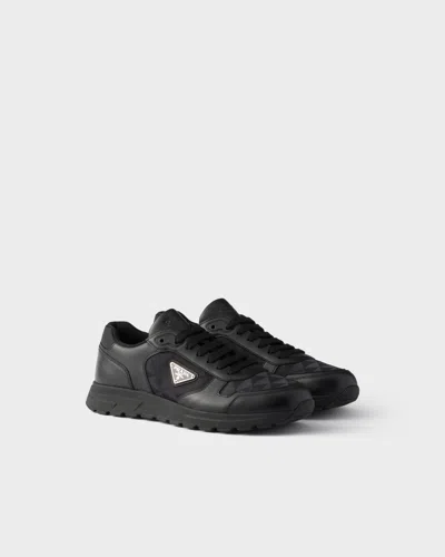 PRADA PRAX 2.0 SNEAKER AUS RE-NYLON UND LEDER