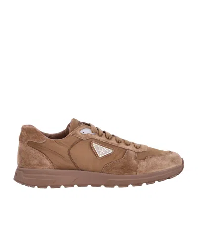 Prada Prax 2.0 Sneakers In Brown