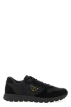 Prada Sneakers Prax 2.0 In Black Fabric And Mesh Men In Black