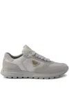 Prada Prax 2.0 Re-nylon And Suede Sneakers In Cloudy Gray
