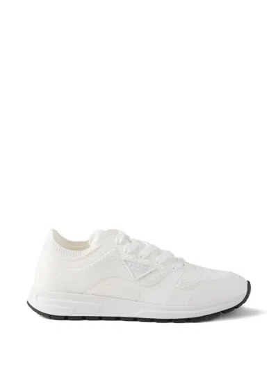 Prada Prax 2.0 Mesh Sneaker In White