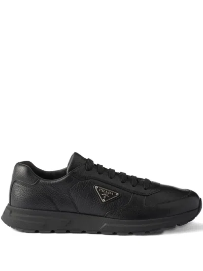 Prada Prax 2.0 Triangle-logo Sneakers In Animal Print