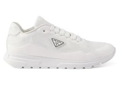 Pre-owned Prada Prax 2.0 (women's) Sneakers In White