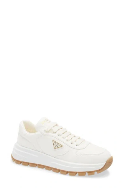 PRADA PRADA PRAX LEATHER SNEAKER