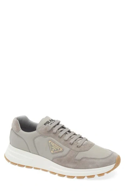 Prada Prax Sneaker In Acciaio
