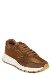 Prada Prax 01 Low-top Sneakers In Brown