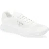Prada Men Prax 2.0 Sneakers Made Of Fabric And Mesh In White