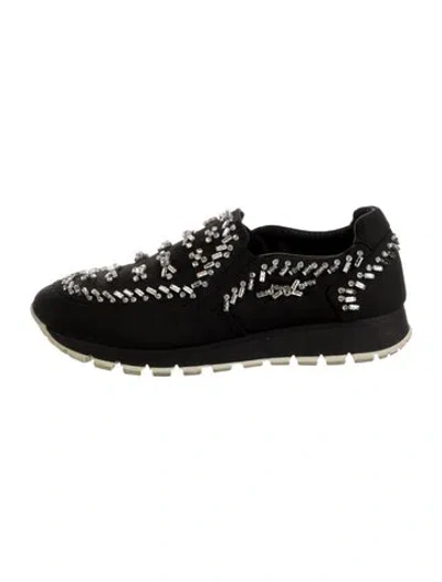 Pre-owned Prada Prax01 Sneakers In Black