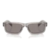 Prada Eyewear Rectangular Frame Sunglasses In Gray