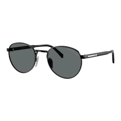 PRADA PRB51S 1AB5Z1 SHINY BLACK/BLACK POLARIZED