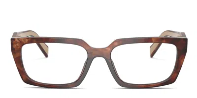 Prada Prd05v Gold/tortoise In Brown