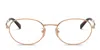 Prada Full Frame Plain Mirror In Gold