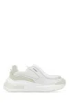 Prada Panelled Leather Chunky Sneakers In White