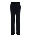 Prada Pressed-crease Trousers In Blue