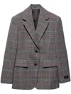 Prada Blazer Jacket In Brown