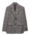 Prada Blazer Jacket In Gray