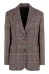 Prada Prince Of Wales Checked Jacket
