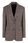 Prada Prince Of Wales Checked Jacket