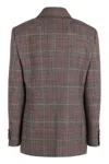 Prada Women's Prince Of Wales Blazer | Size 40 | P524oes23215ex Color F0192 In Multicolor