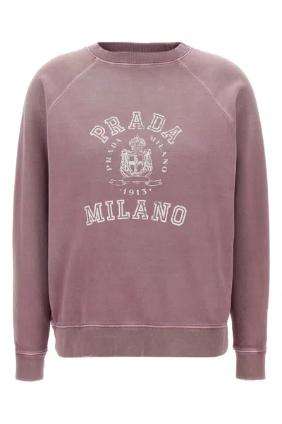 PRADA PRADA PRINT SWEATSHIRT