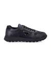 Prada Re-nylon And Leather Prax 2.0 Low-top Sneakers In Black