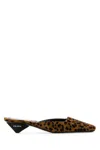 Prada Leopard Printed Slip On Mules In Printed