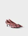 Prada Women's Printed Ayers Leather Pumps In Multi