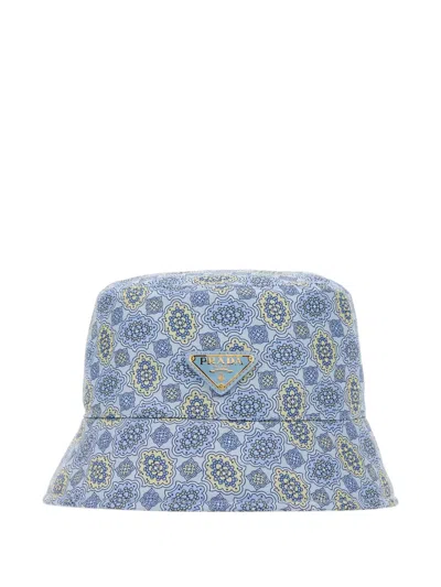 PRADA PRINTED BUCKET HAT