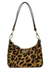 Prada Printed Calf Hair Re-edition Shoulder Bag