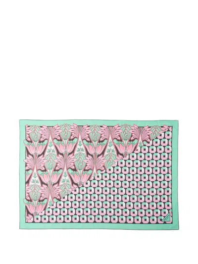 Prada Printed Cotton Beach Sarong In Multi