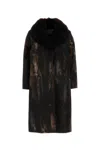Prada Single-breasted Printed Drill Coat