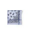 Prada Printed Cotton Scarf 65 In Blue