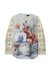 Prada Printed Cotton Shirt In Multi