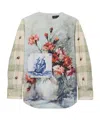 Prada Printed Cotton Shirt In Multi