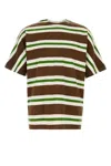 Prada Printed Cotton T Shirt In Multi